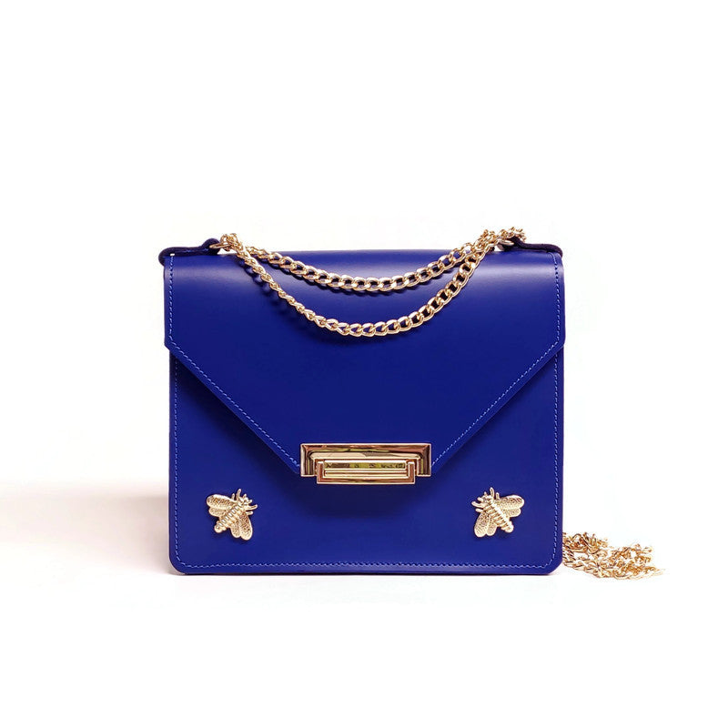 Dolce And Gabbana Royal Blue Leather Miss Sicily Small Shoulder Bag, $1,445  | SSENSE | Lookastic